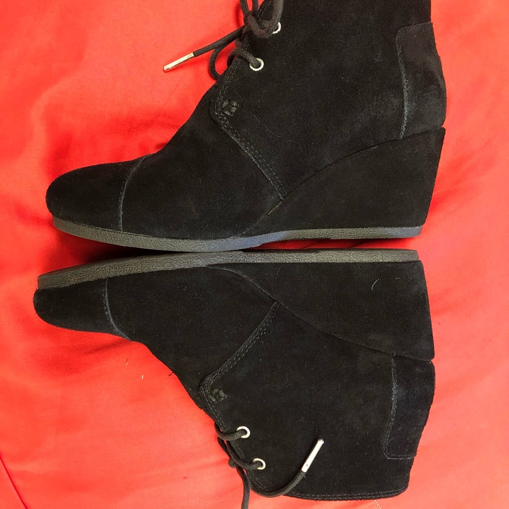Toms Wedge Booties - image 1
